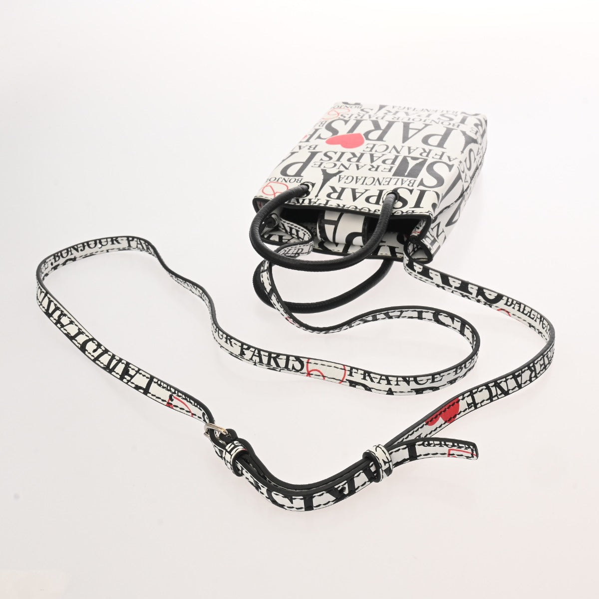 BALENCIAGA バレンシアガ ショッピングフォンホルダー ホワイト