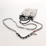 BALENCIAGA バレンシアガ ショッピングフォンホルダー ホワイト/ブラック 593826 レディース レザー ショルダーバッグ ABランク 中古 銀蔵