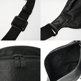 LOUIS VUITTON ルイヴィトン モノグラムシャドウ ディスカバリー バムバッグ ノワール M44388 メンズ レザー ボディバッグ Aランク 中古 銀蔵