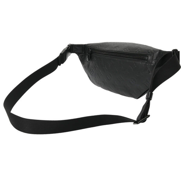 LOUIS VUITTON ルイヴィトン モノグラムシャドウ ディスカバリー バムバッグ ノワール M44388 メンズ レザー ボディバッグ Aランク 中古 銀蔵