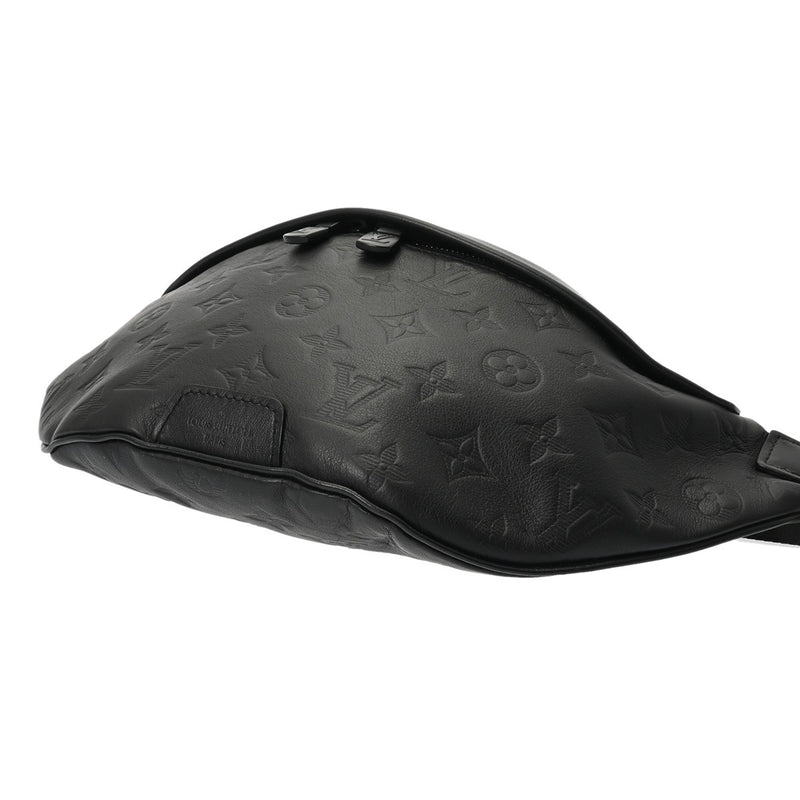 LOUIS VUITTON ルイヴィトン モノグラムシャドウ ディスカバリー バムバッグ ノワール M44388 メンズ レザー ボディバッグ Aランク 中古 銀蔵