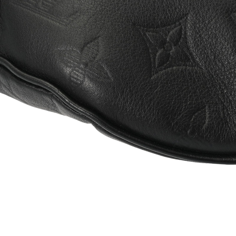 LOUIS VUITTON ルイヴィトン モノグラムシャドウ ディスカバリー バムバッグ ノワール M44388 メンズ レザー ボディバッグ Aランク 中古 銀蔵