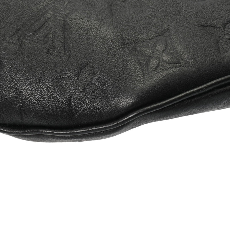 LOUIS VUITTON ルイヴィトン モノグラムシャドウ ディスカバリー バムバッグ ノワール M44388 メンズ レザー ボディバッグ Aランク 中古 銀蔵