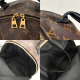 LOUIS VUITTON ルイヴィトン モノグラム パームスプリングス MM ブラウン M44874 レディース モノグラムキャンバス リュック・デイパック Bランク 中古 銀蔵