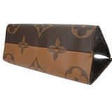 LOUIS VUITTON ルイヴィトン モノグラムリバース オンザゴー MM ブラウン M45321 レディース モノグラムキャンバス ハンドバッグ Aランク 中古 銀蔵