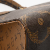 LOUIS VUITTON ルイヴィトン モノグラムリバース オンザゴー MM ブラウン M45321 レディース モノグラムキャンバス ハンドバッグ Aランク 中古 銀蔵