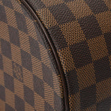 LOUIS VUITTON ルイヴィトン ダミエ パピヨン GM ブラウン レッド N51303 レディース ダミエキャンバス ハンドバッグ Aランク 中古 銀蔵