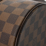 LOUIS VUITTON ルイヴィトン ダミエ パピヨン GM ブラウン レッド N51303 レディース ダミエキャンバス ハンドバッグ Aランク 中古 銀蔵