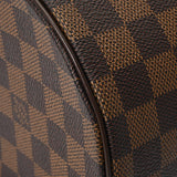 LOUIS VUITTON ルイヴィトン ダミエ パピヨン GM ブラウン レッド N51303 レディース ダミエキャンバス ハンドバッグ Aランク 中古 銀蔵