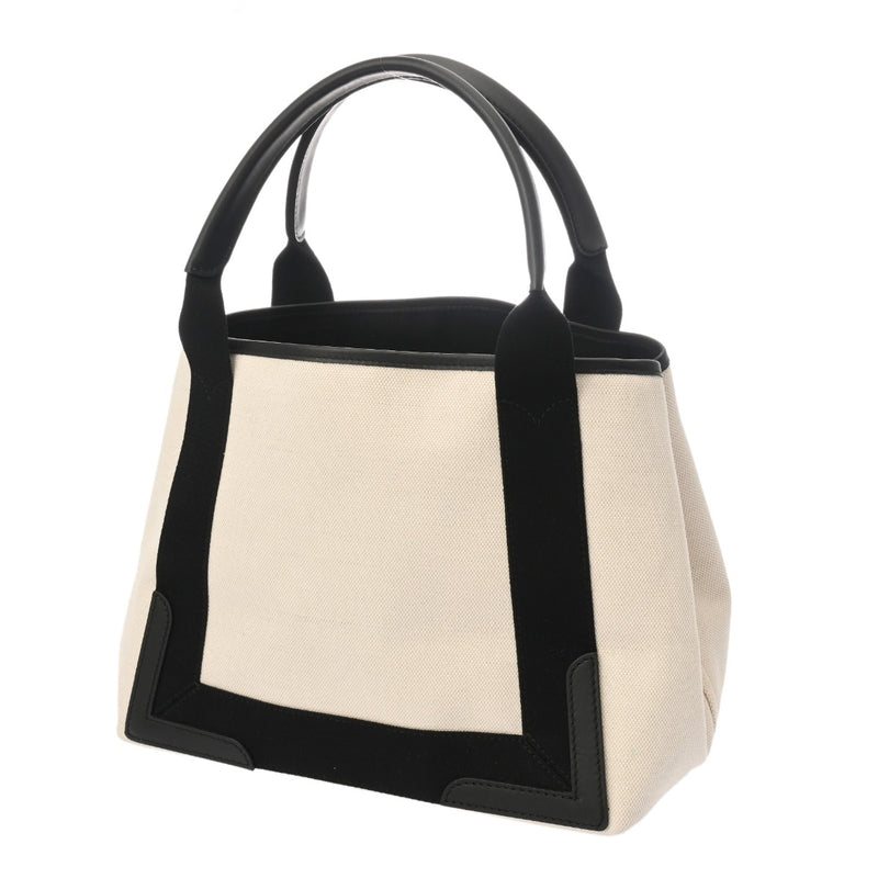 ✨美品✨BALENCIAGA　ネイビーカバスS　ハンド　パンチング　レザー　黒 ✨超美品✨バレンシアガネイビーカバスSハンドバッグパンチング