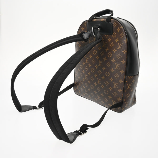 LOUIS VUITTON ルイヴィトン モノグラム マカサー ジョッシュ ブラウン/ブラック M41530 メンズ モノグラムキャンバス リュック・デイパック ABランク 中古 銀蔵