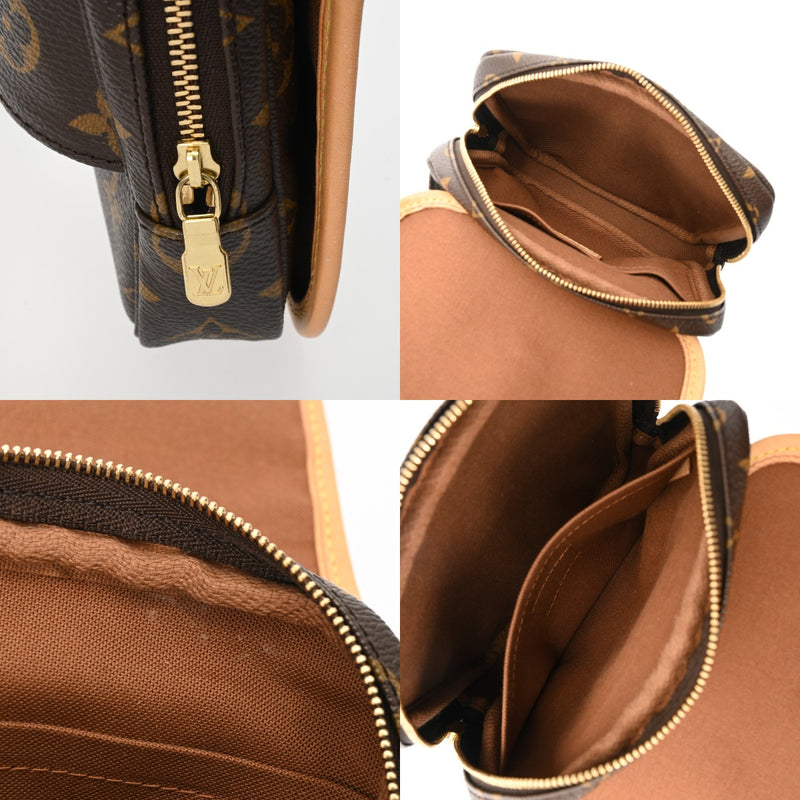 LOUIS VUITTON ルイヴィトン モノグラム バムバッグ ボスフォール ブラウン M40108 レディース モノグラムキャンバス ウエストバッグ ABランク 中古 銀蔵