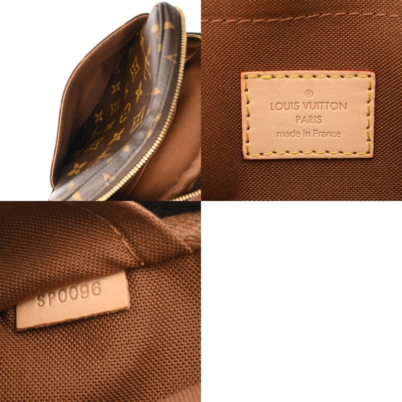 LOUIS VUITTON ルイヴィトン モノグラム バムバッグ ボスフォール ブラウン M40108 レディース モノグラムキャンバス ウエストバッグ ABランク 中古 銀蔵
