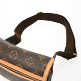 LOUIS VUITTON ルイヴィトン モノグラム バムバッグ ボスフォール ブラウン M40108 レディース モノグラムキャンバス ウエストバッグ ABランク 中古 銀蔵