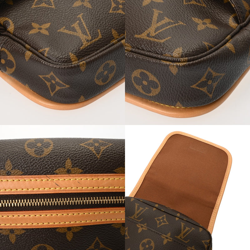 LOUIS VUITTON ルイヴィトン モノグラム バムバッグ ボスフォール ブラウン M40108 レディース モノグラムキャンバス ウエストバッグ ABランク 中古 銀蔵