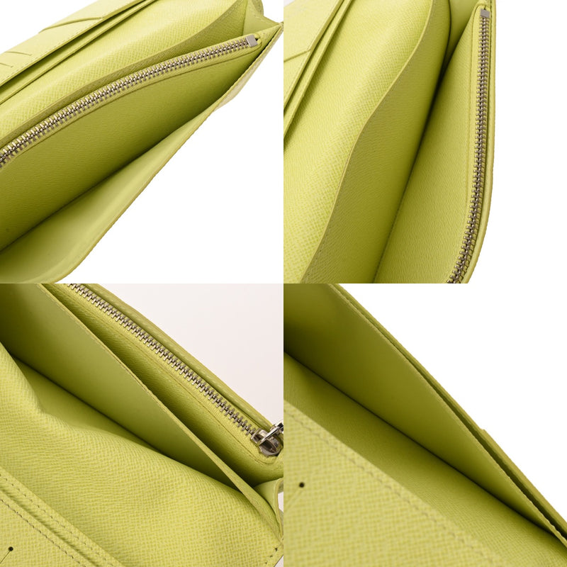 LOUIS VUITTON ルイヴィトン ポルトフォイユプラザ タイガラマ 日本限定品 レモン M30757 メンズ タイガ モノグラムキャンバス 二つ折り財布 ABランク 中古 銀蔵