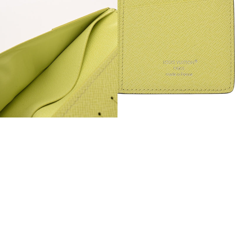 LOUIS VUITTON ルイヴィトン ポルトフォイユプラザ タイガラマ 日本限定品 レモン M30757 メンズ タイガ モノグラムキャンバス 二つ折り財布 ABランク 中古 銀蔵