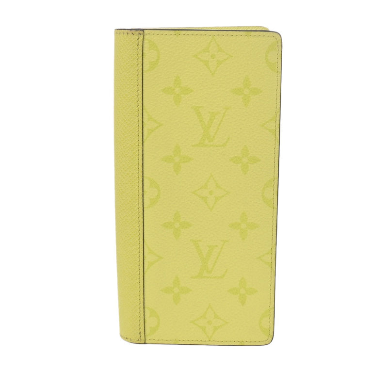 LOUIS VUITTON ルイヴィトン ポルトフォイユプラザ タイガラマ 日本限定品 レモン M30757 メンズ タイガ モノグラムキャンバス 二つ折り財布 ABランク 中古 銀蔵