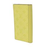 LOUIS VUITTON ルイヴィトン ポルトフォイユプラザ タイガラマ 日本限定品 レモン M30757 メンズ タイガ モノグラムキャンバス 二つ折り財布 ABランク 中古 銀蔵