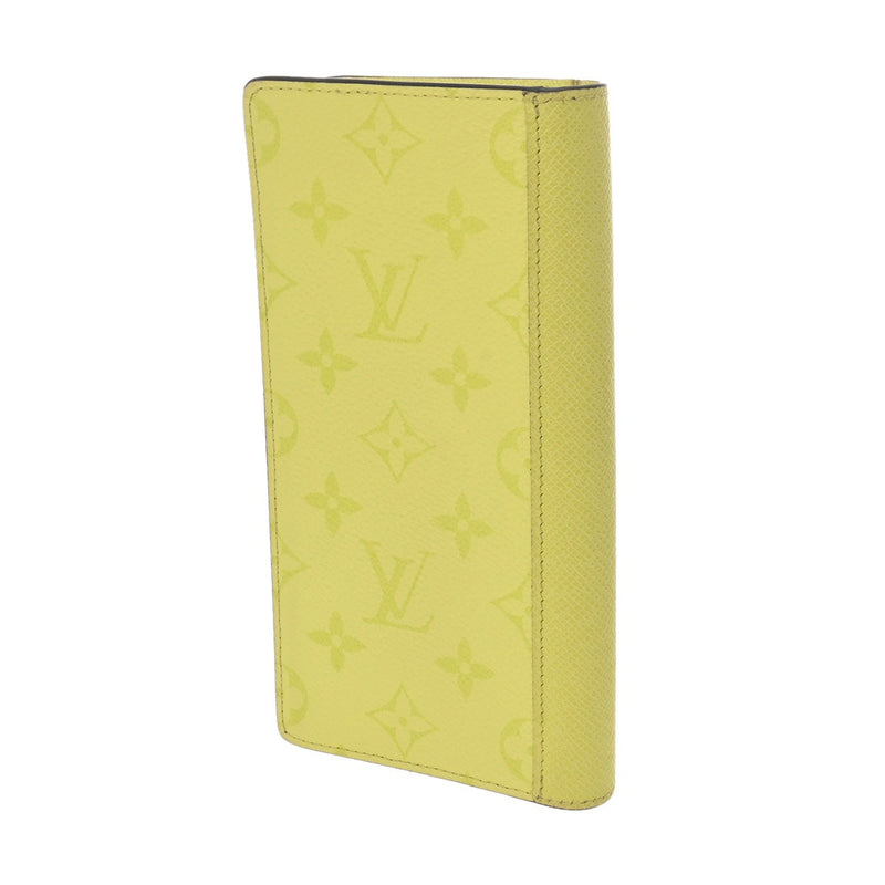 LOUIS VUITTON ルイヴィトン ポルトフォイユプラザ タイガラマ 日本限定品 レモン M30757 メンズ タイガ モノグラムキャンバス 二つ折り財布 ABランク 中古 銀蔵