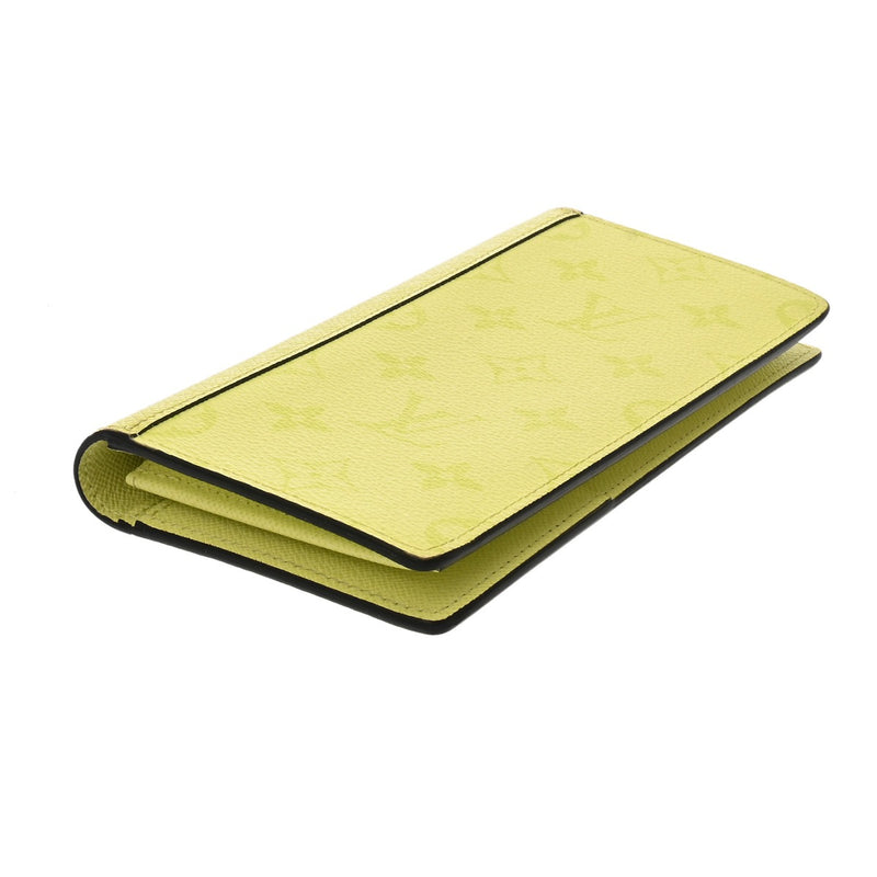 LOUIS VUITTON ルイヴィトン ポルトフォイユプラザ タイガラマ 日本限定品 レモン M30757 メンズ タイガ モノグラムキャンバス 二つ折り財布 ABランク 中古 銀蔵