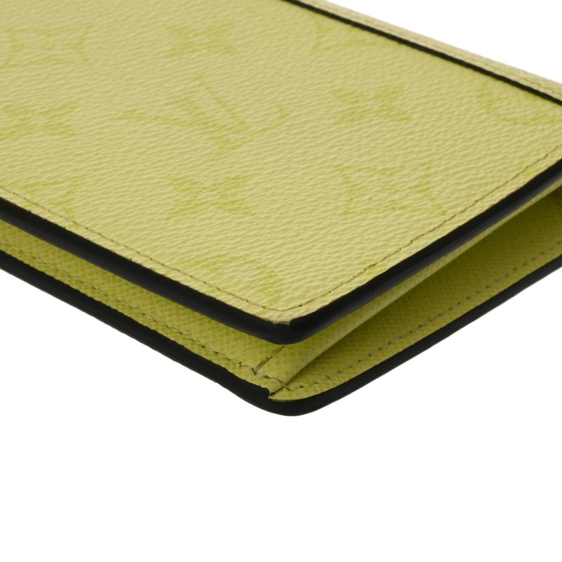 LOUIS VUITTON ルイヴィトン ポルトフォイユプラザ タイガラマ 日本限定品 レモン M30757 メンズ タイガ モノグラムキャンバス 二つ折り財布 ABランク 中古 銀蔵