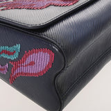 LOUIS VUITTON ルイヴィトン エピ ツイスト MM ネイビー M54567 レディース エピレザー スパンコール ショルダーバッグ Bランク 中古 銀蔵