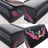 LOUIS VUITTON ルイヴィトン エピ ツイスト MM ネイビー M54567 レディース エピレザー スパンコール ショルダーバッグ Bランク 中古 銀蔵