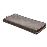 LOUIS VUITTON ルイヴィトン モノグラム ポルトフォイユ クレマンス フラワー ブラウン M64201 レディース モノグラムキャンバス 長財布 ABランク 中古 銀蔵