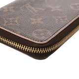 LOUIS VUITTON ルイヴィトン モノグラム ポルトフォイユ クレマンス フラワー ブラウン M64201 レディース モノグラムキャンバス 長財布 ABランク 中古 銀蔵