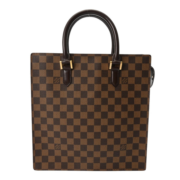 LOUIS VUITTON ルイヴィトン ダミエ ヴェニス PM トートバッグ ブラウン N51145 ユニセックス ダミエキャンバス ハンドバッグ ABランク 中古 銀蔵
