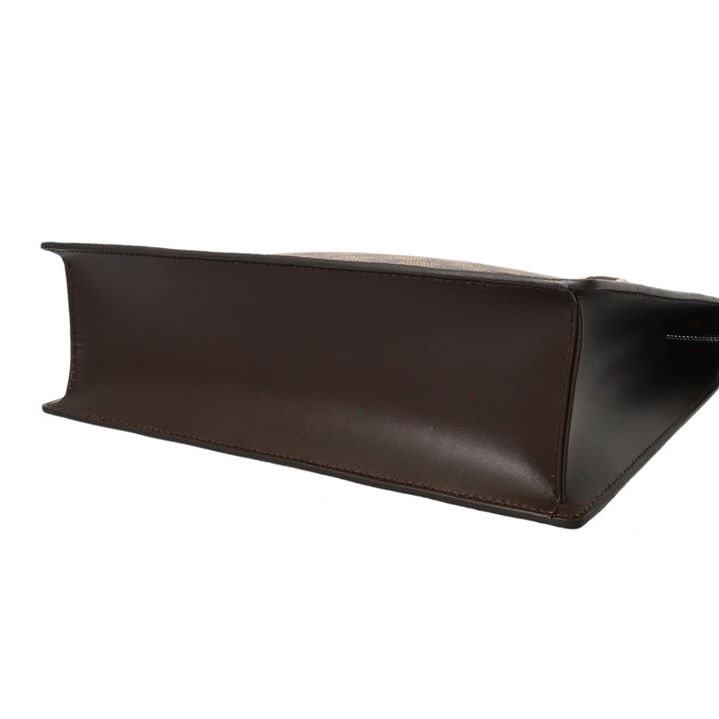 LOUIS VUITTON ルイヴィトン ダミエ ヴェニス PM トートバッグ ブラウン N51145 ユニセックス ダミエキャンバス ハンドバッグ ABランク 中古 銀蔵