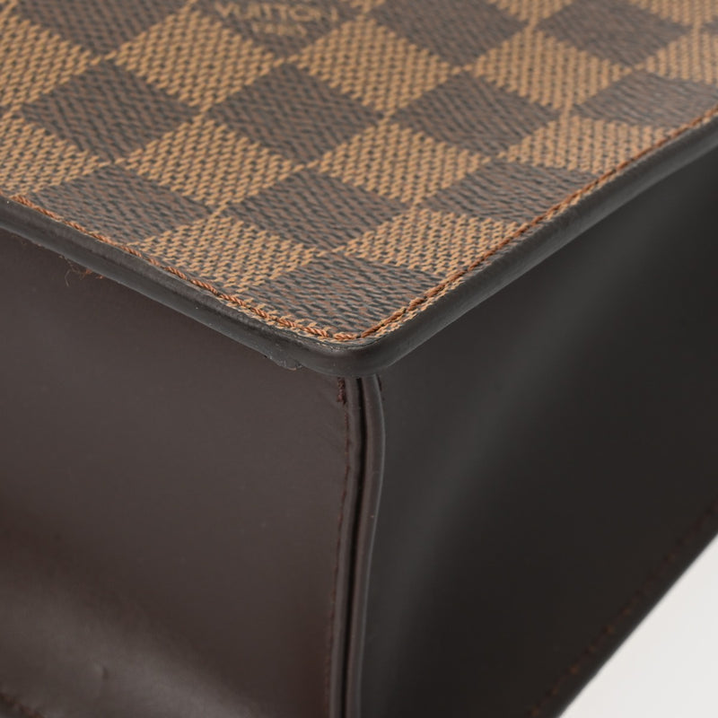 LOUIS VUITTON ルイヴィトン ダミエ ヴェニス PM トートバッグ ブラウン N51145 ユニセックス ダミエキャンバス ハンドバッグ ABランク 中古 銀蔵