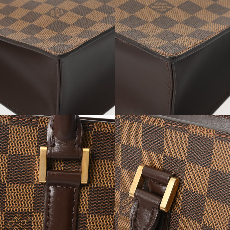 LOUIS VUITTON ルイヴィトン ダミエ ヴェニス PM トートバッグ ブラウン N51145 ユニセックス ダミエキャンバス ハンドバッグ ABランク 中古 銀蔵