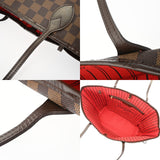 LOUIS VUITTON ルイヴィトン ダミエ ネヴァーフル MM ブラウン N51105 レディース ダミエキャンバス トートバッグ ABランク 中古 銀蔵