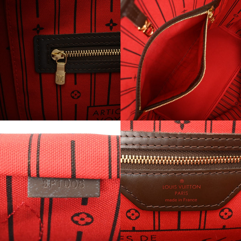 LOUIS VUITTON ルイヴィトン ダミエ ネヴァーフル MM ブラウン N51105 レディース ダミエキャンバス トートバッグ ABランク 中古 銀蔵