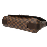 LOUIS VUITTON ルイヴィトン ダミエ ブルックリン MM ブラウン N51211 ユニセックス ダミエキャンバス ショルダーバッグ Bランク 中古 銀蔵
