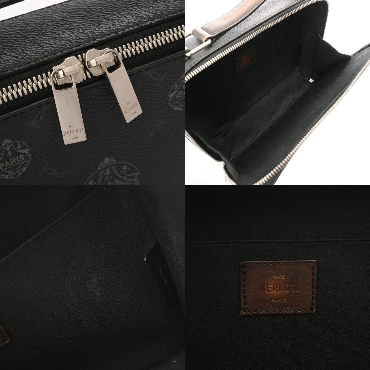 BERLUTI ベルルッティ テイクオフスモール ブラック メンズ