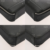 BERLUTI ベルルッティ テイクオフスモール ブラック メンズ コーティングキャンバス/レザー ハンドバッグ ABランク 中古 銀蔵