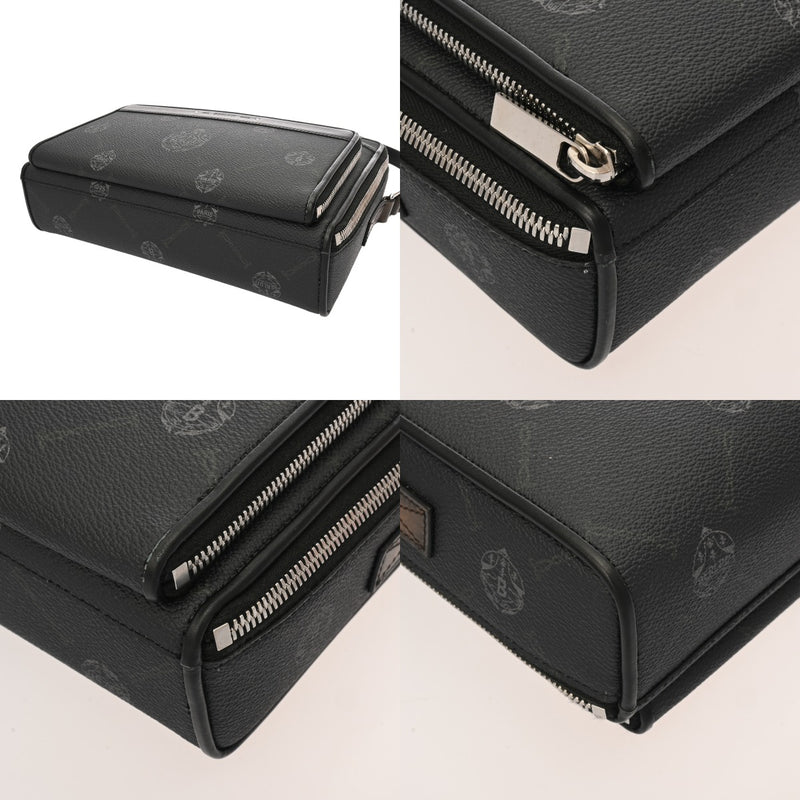 BERLUTI ベルルッティ クレストマイルズ MM ブラック メンズ コーティングキャンバス/レザー ハンドバッグ ABランク 中古 銀蔵