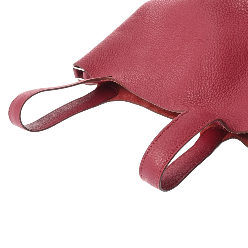 HERMES エルメス ピコタン ロック PM ルビー T刻印(2015年頃) レディース トリヨンクレマンス ハンドバッグ Bランク 中古 銀蔵