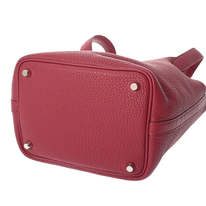 HERMES エルメス ピコタン ロック PM ルビー T刻印(2015年頃) レディース トリヨンクレマンス ハンドバッグ Bランク 中古 銀蔵