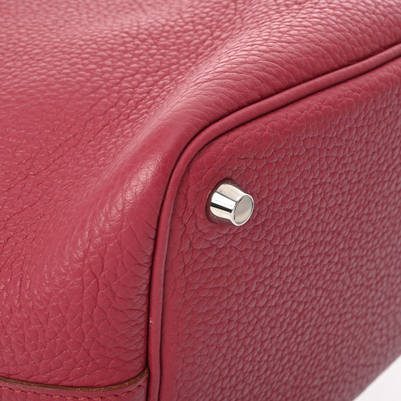 HERMES エルメス ピコタン ロック PM ルビー T刻印(2015年頃) レディース トリヨンクレマンス ハンドバッグ Bランク 中古 銀蔵