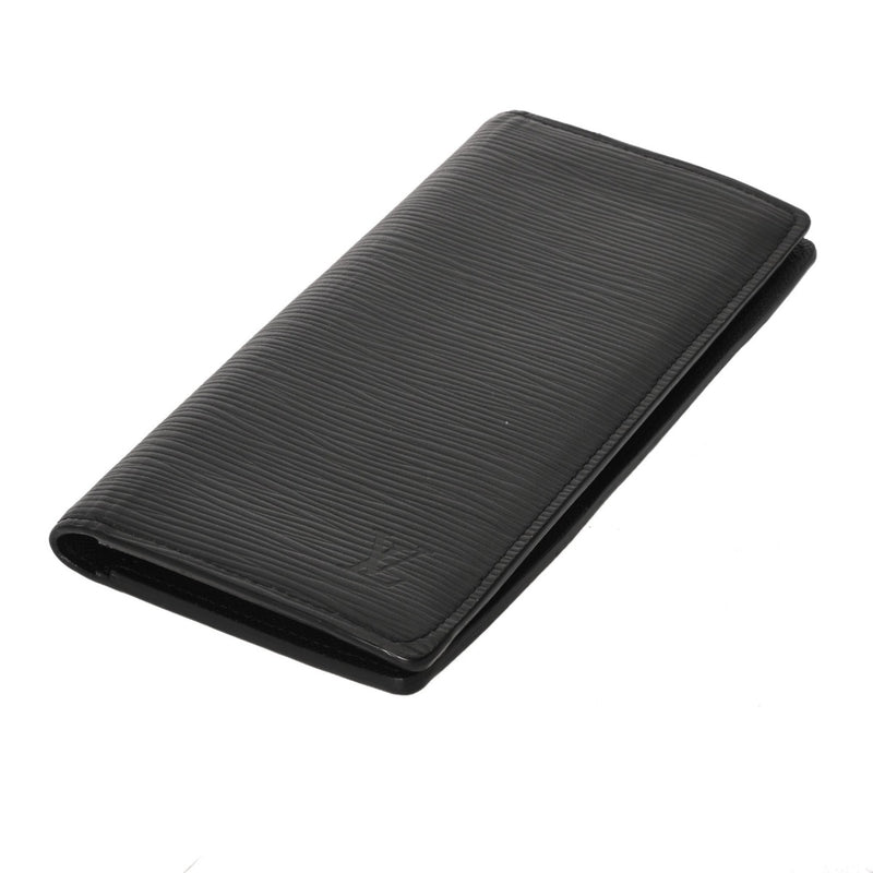 LOUIS VUITTON ルイヴィトン エピ ポルトフォイユ ブラザ ノワール M60622 メンズ レザー 長財布 ABランク 中古 銀蔵