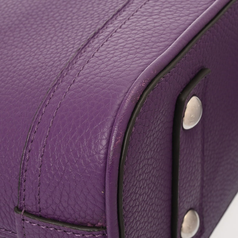 LOUIS VUITTON ルイヴィトン パルナセア アルマ PM 2WAY パープル M48881 レディース レザー ハンドバッグ ABランク 中古 銀蔵