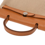 HERMES エルメス エールバッグ ジップ PM 2WAY ナチュラル/エクリュ □G刻印(2003年頃) レディース トワルGM ヴァッシュハンター ハンドバッグ Bランク 中古 銀蔵