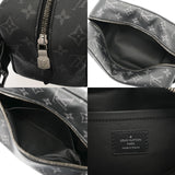 LOUIS VUITTON ルイヴィトン モノグラムエクリプス ロッカー ドップキット ブラック M46452 メンズ モノグラムキャンバス ハンドバッグ Aランク 中古 銀蔵