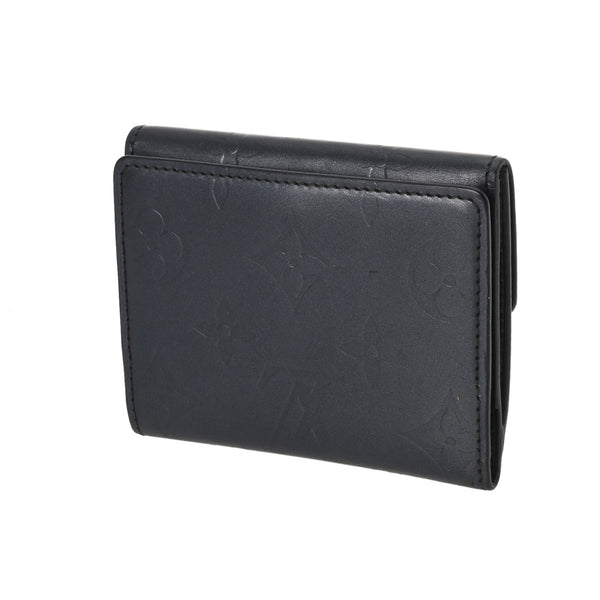 LOUIS VUITTON ルイヴィトン モノグラムマット ポルトモネビエカルトクレディ ブルー M65115 ユニセックス 二つ折り財布 Bランク 中古 銀蔵