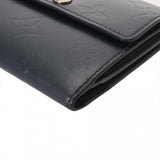 LOUIS VUITTON ルイヴィトン モノグラムマット ポルトモネビエカルトクレディ ブルー M65115 ユニセックス 二つ折り財布 Bランク 中古 銀蔵