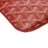 GOYARD ゴヤール サンマリー GM レッド メンズ PVC レザー クラッチバッグ Aランク 中古 銀蔵
